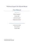 Nutrient Expert for Maize Manual 02Mar10 - IPNI