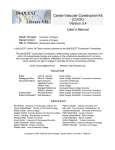 Cardio-Vascular Construction Kit (CVCK) Version 3.4 User`s Manual