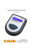 HygroPort Portable Hygrometer