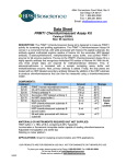 Data Sheet PRMT1 Chemiluminescent Assay Kit