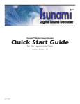 Tsunami Quick Start Guide