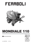 mondiale 110 cut fix chamber operator`s manual