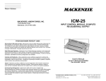Operation Guide - Mackenzie Laboratories, Inc