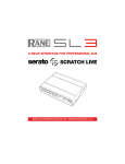 SL3 Manual for Serato Scratch Live 2.4.2