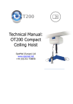 Technical Manual: OT200 Compact Ceiling Hoist