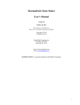 MCM User`s Manual - MarshallSoft Computing