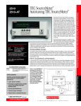 TEC SourceMeter® Autotuning TEC SourceMeter®