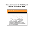 Why Discoverer Viewer? - Michigan Cancer Consortium