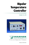 Bipolar Temperature Controller User`s Manual