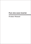 Pure Sine Wave Inverter User Manual