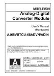 Analog-Digital Converter Module User`s Manual