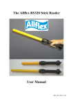The Allflex RS320 Stick Reader User Manual