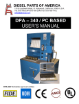 DP-340 Manual - Diesel Parts of America
