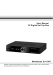 User Manual Of Digital Set Top Box Manhattan DJ-1997