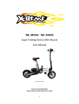 XB-200LI / XB-210LI Super Folding Electric Mini Bicycle User Manual