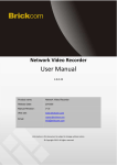 User Manual HARDWARE NVR NR-2116