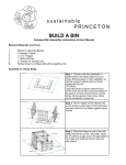 sustainable PRINCETON BUILD A BIN