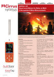 optimus red Sound Level Meters for Noise at Work & Occupational