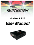 QuickShow XE manual C1 - Pangolin Laser Systems Inc.