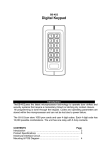 Digital Keypad