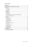 Table of Contents Introduction ........................................................