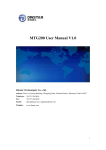 MTG200 User Manual V1.0