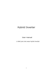 1-3KW hybrid inverter user manual