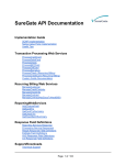 SureGate API Documentation