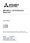 MELSEC-L LA1S Extension Base Unit User`s Manual