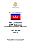 ODA Database User Manual - The Council for the Development of