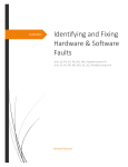 Identifying and Fixing Hardware & Software Faults