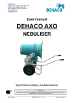 User manual DEHACO AXO NEBULISER