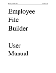 the HR File Builder user manual