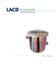 Dry Ice Trap Manual - LACO Technologies, Inc.