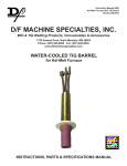 Instruction Manual KMF TIG Barrel