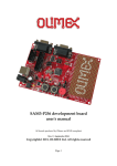SAM3-P256 development board user`s manual