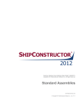 Standard Assemblies - ShipConstructor Software Inc.