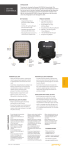 Genaray LED-2100 LED Light User Manual