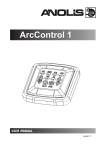 User manual Arc Control 1