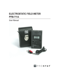 PFM-711A ELECTROSTATIC FIELD METER