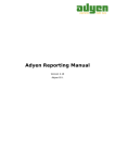 Adyen Reporting Manual