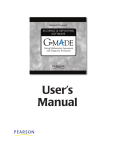 User`s Manual - GRADE | GMADE