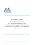InfiniScale IV 36-Port QSFP InfiniBand Switch User Manual P/N