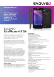 EVOLVEO XtraPhone 4.5 Q4