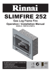 Rinnai Slimfire 252