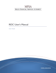 ROC User`s Manual - Registry of Companies
