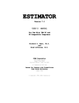 Estimator 7.0 User`s Manual - Academic Success for All Learners