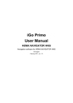 iGo Primo User Manual