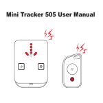 Mini Tracker 505 User Manual