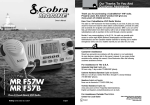 Owner`s Manual - Cobra Electronics